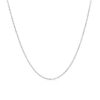 14K White Gold Diamond-Cut Cable Link Chain, 0.87 mm