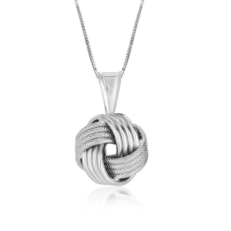 Sterling Silver Textured Pendant