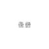 14K White Gold Lab-Grown Diamond Round Stud Earrings 1/2cttw