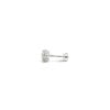 14K White Gold Lab-Grown Diamond Round Stud Earrings 1/2cttw