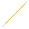 6mm bead chain in solid 14K yellow gold, view 4