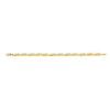 14K Yellow Gold Fancy Oval Box Link Bracelet