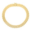 7.40mm bracelet in solid 14K yellow gold