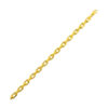 6.10mm cable bracelet in solid 14K yellow gold, view 3