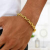 6.10mm cable bracelet in solid 14K yellow gold, view 5