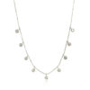 14K White Gold Round Lab-Grown Diamond Charm