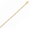 14K Yellow Gold Rope Chain 1.10mm
