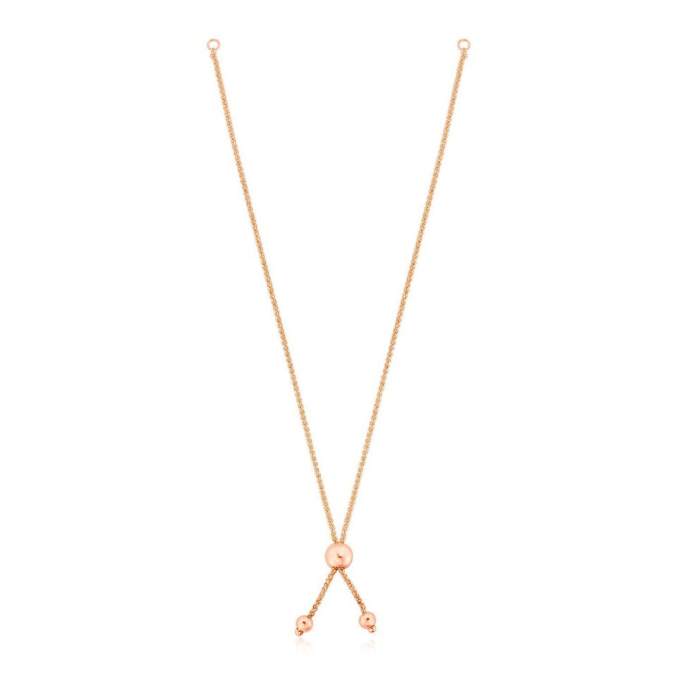 14K Rose Gold Adjustable Bracelet