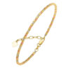 14K Tri-Colour Gold Bead Bracelet