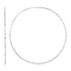 Sterling Silver Textured Round Hoop 1.6x70mm