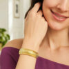 Sterling silver, gold plated bracelet 18.00mm, view 4