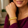 Sterling silver, gold plated bracelet 18.00mm, view 5