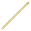 14K Yellow Gold Small Cobblestone Link Bracelet