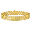 14K Yellow Gold Small Cobblestone Link Bracelet