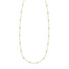 Sterling silver, gold plated beaded necklace
