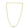 14K Yellow Gold Moon Bead Chain 4.00mm