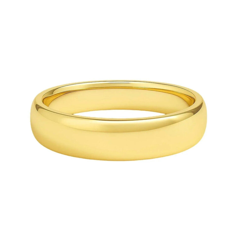 14K Yellow Gold Band 5.00mm