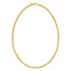 Rolo necklace in solid 14K yellow gold