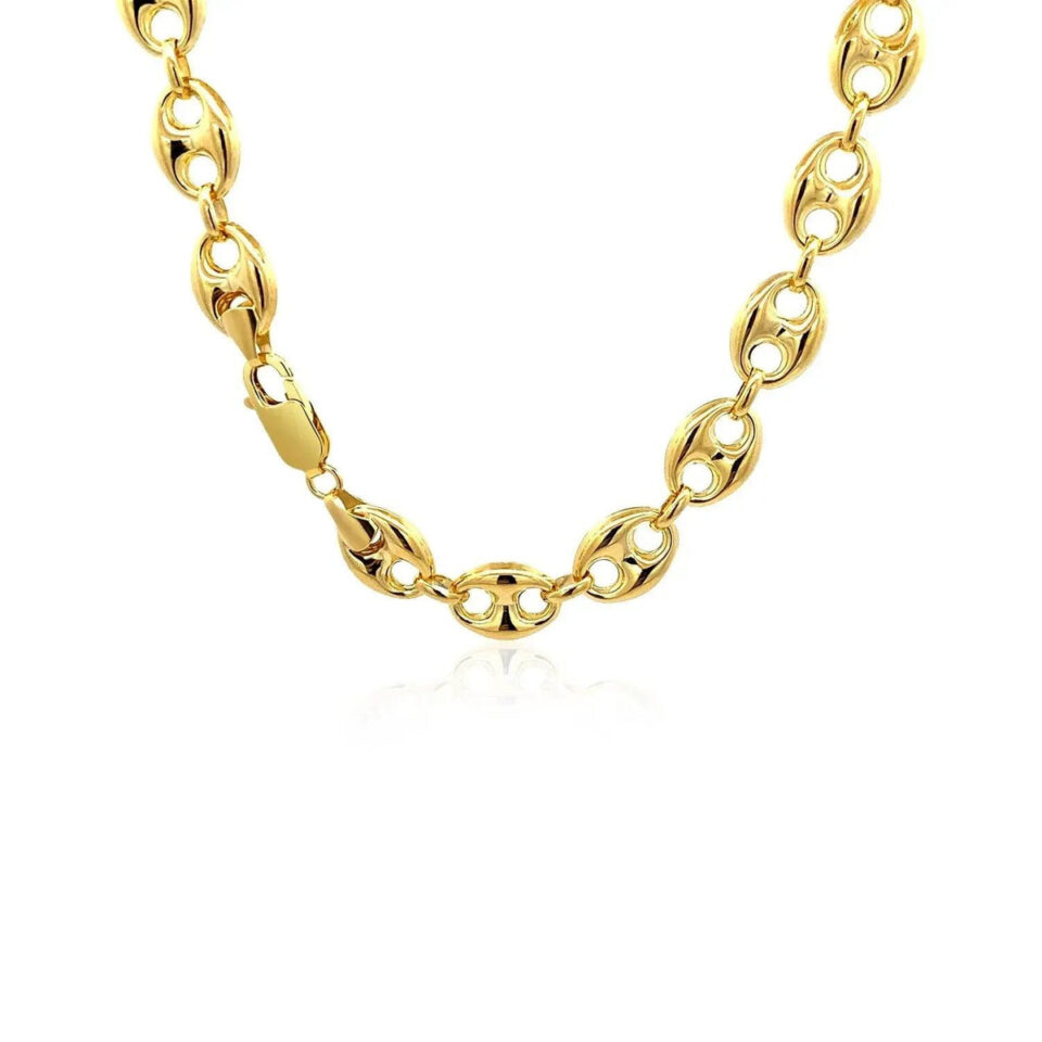 14K Yellow Gold Mariner Chain 9.00mm