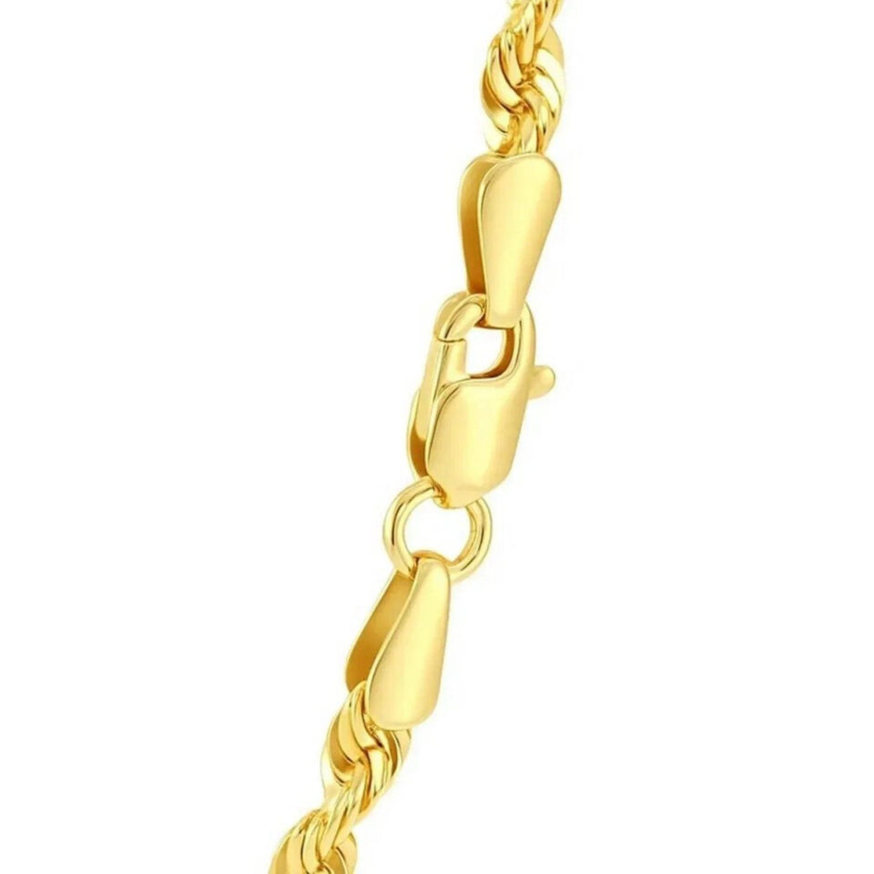 10K Yellow Gold Rope Chain 5.00mm