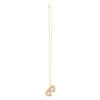 14K Yellow Gold Heart Lab-Grown Diamond Necklace