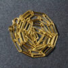 14K Yellow Gold Textured Paperclip Chain