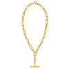 14K Yellow Gold Necklace Toggle