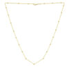 14K Yellow Gold Textured Bead Necklace