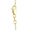 14K Yellow Gold Textured Bead Necklace