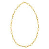 14K Yellow Gold Oval Necklace
