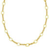 14K Yellow Gold Oval Necklace