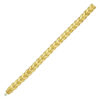 14K Yellow Gold Chevron Link Bangle, 10 mm