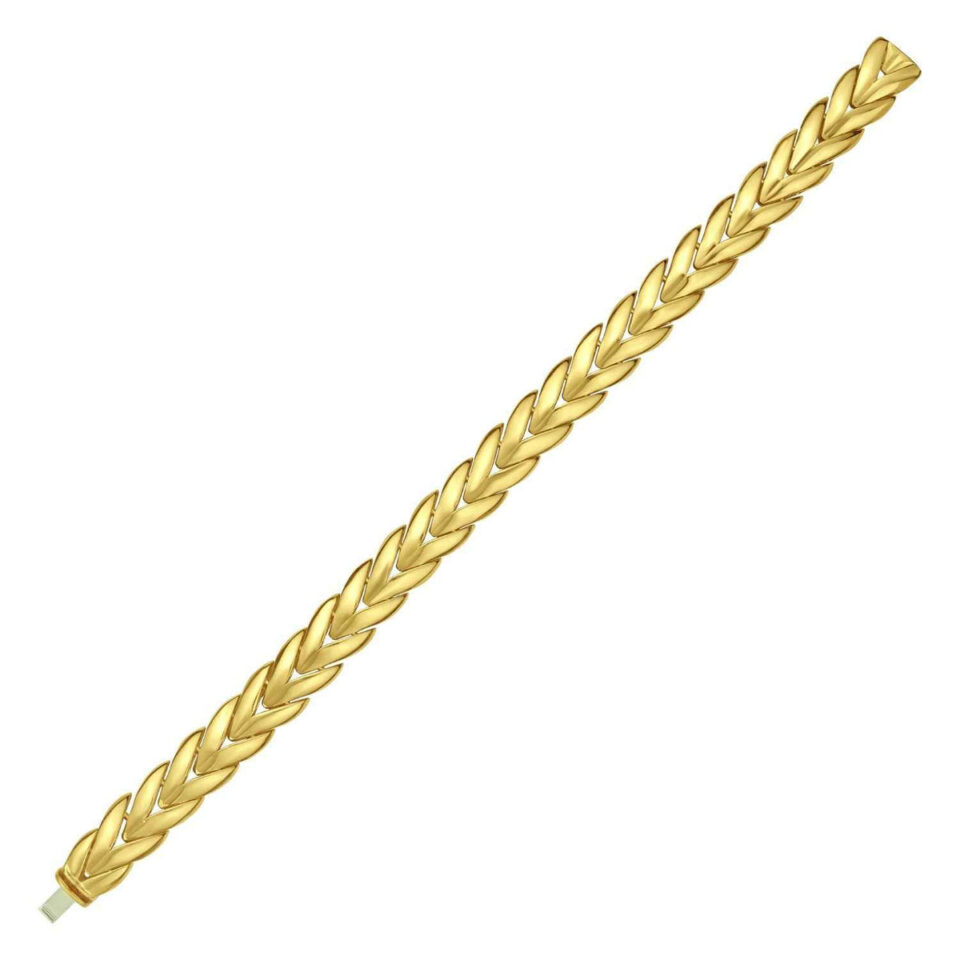 14K Yellow Gold Bangle 10.00mm