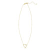 14K Yellow Gold Heart Necklace 2.3g
