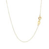Mother of pearl necklace in solid 14K yellow gold, view 2