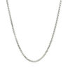 Sterling Silver, Rhodium Plated Round 1.80mm