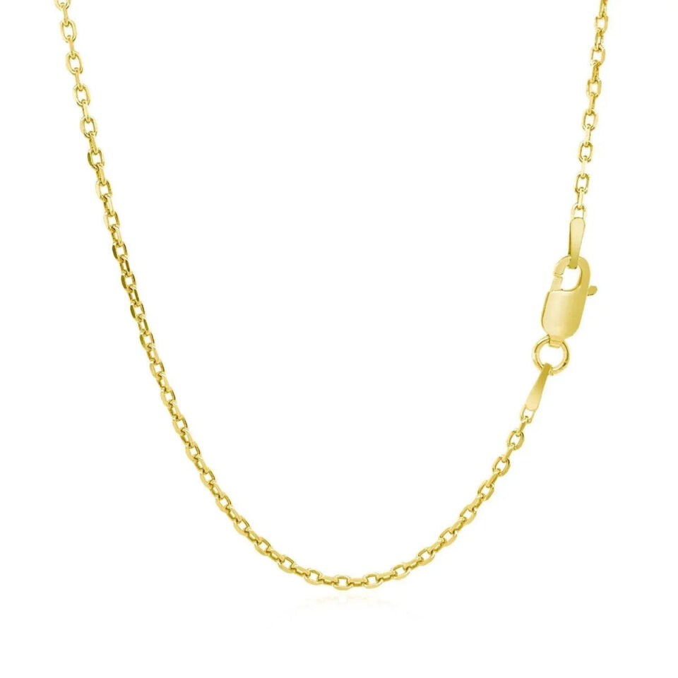 18K Yellow Gold Cable Chain 1.50mm