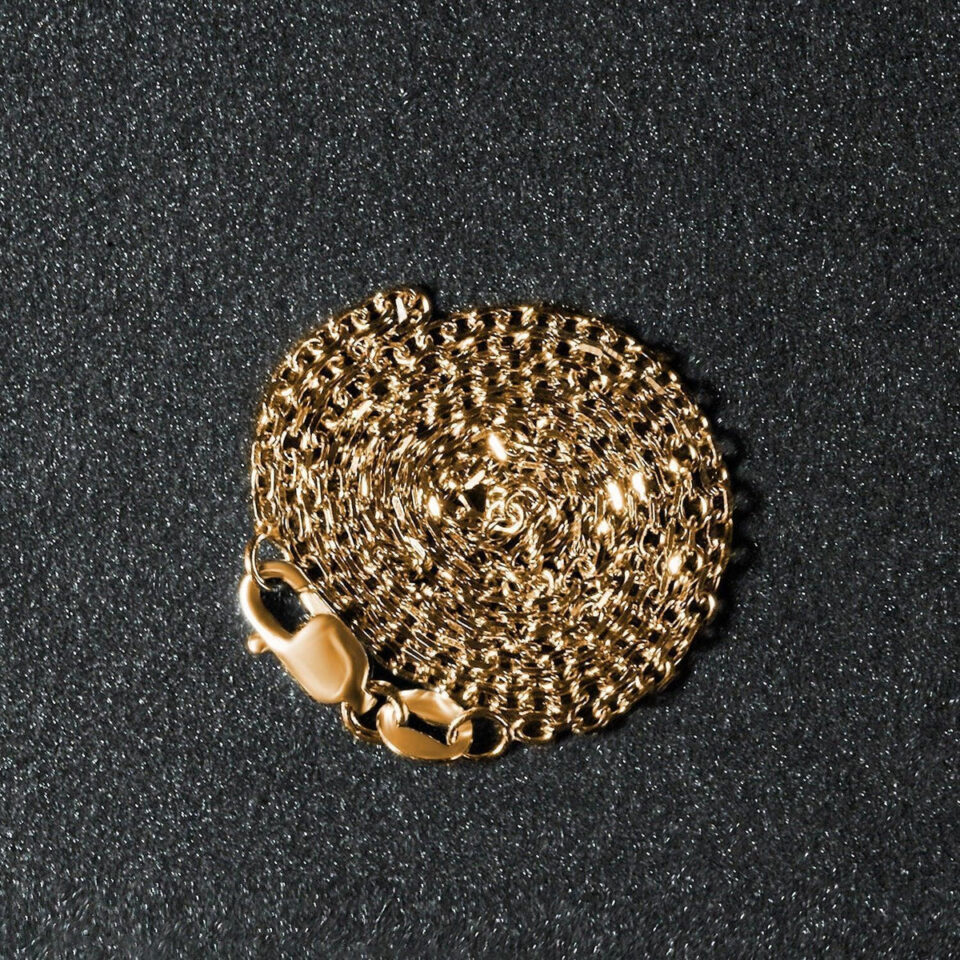 18K Yellow Gold Cable Chain 1.50mm