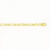 14K Yellow Gold Paperclip Anklet