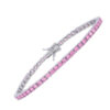 Sterling Silver Cubic Zirconia Tennis Bracelet