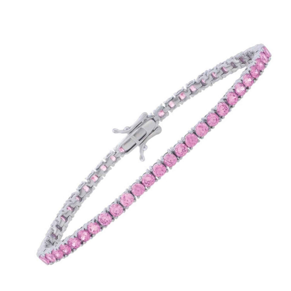 Sterling Silver Cubic Zirconia Tennis Bracelet
