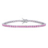 Sterling Silver Cubic Zirconia Tennis Bracelet