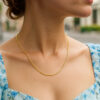 14K Yellow Gold Necklace 1.90mm