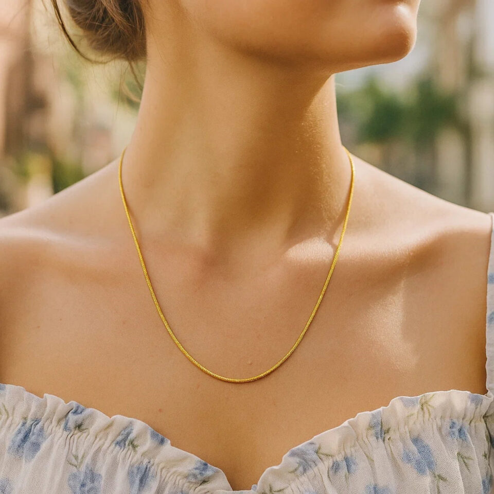 14K Yellow Gold Necklace 1.90mm