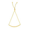 0.80mm bracelet in solid 14K yellow gold