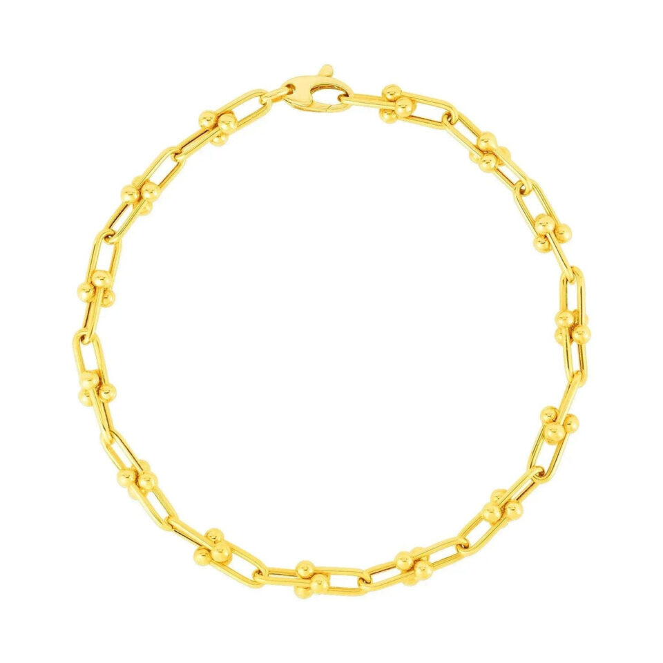 14K Yellow Gold Bracelet 3.00mm