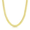 14K Yellow Gold Semi Solid Miami Cuban Chain, 6.1 mm