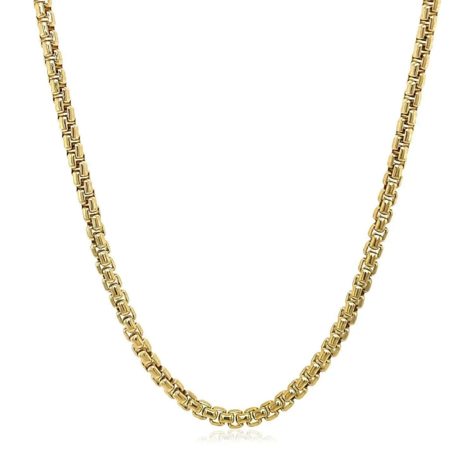 14K Yellow Gold Round Chain 3.6mm