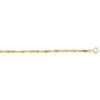 10K Yellow Gold Singapore Bracelet 2.20mm