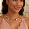 Sterling Silver, Rhodium Plated Necklace 11.8g